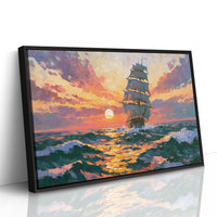 Tall Ship, Setting Sun