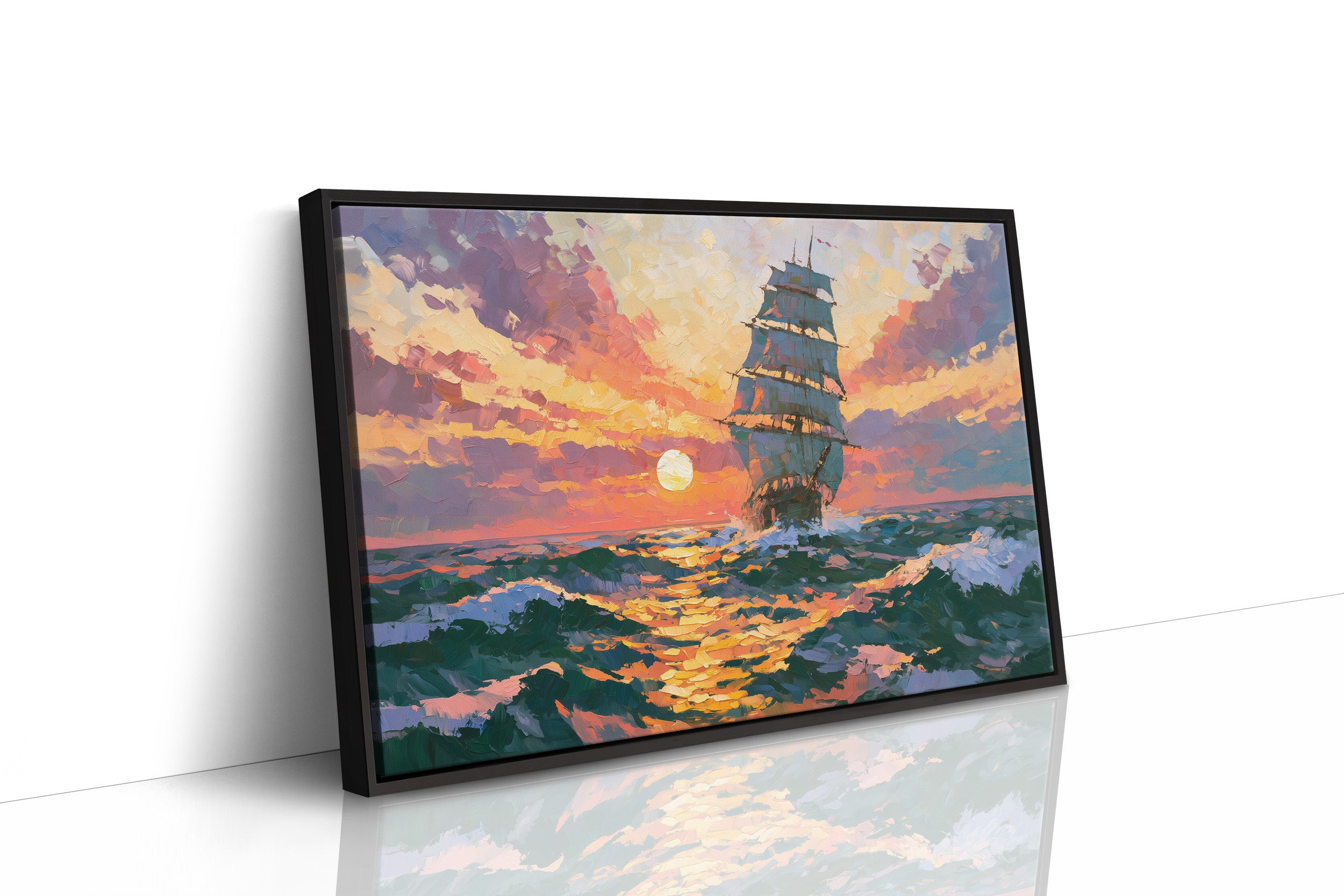 Tall Ship, Setting Sun