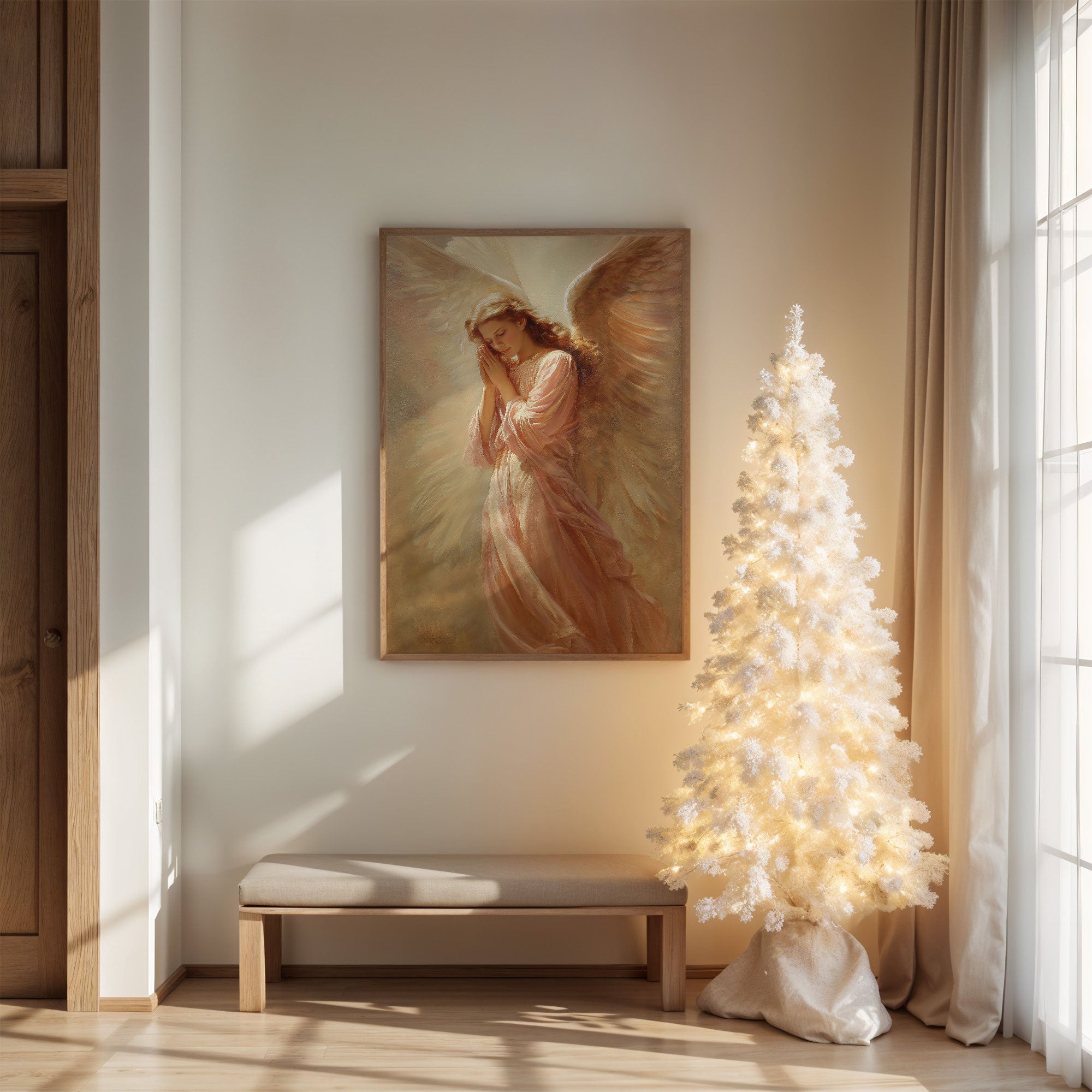Peaceful Wings In Golden Morning