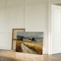 Winding Path Through Golden Fields