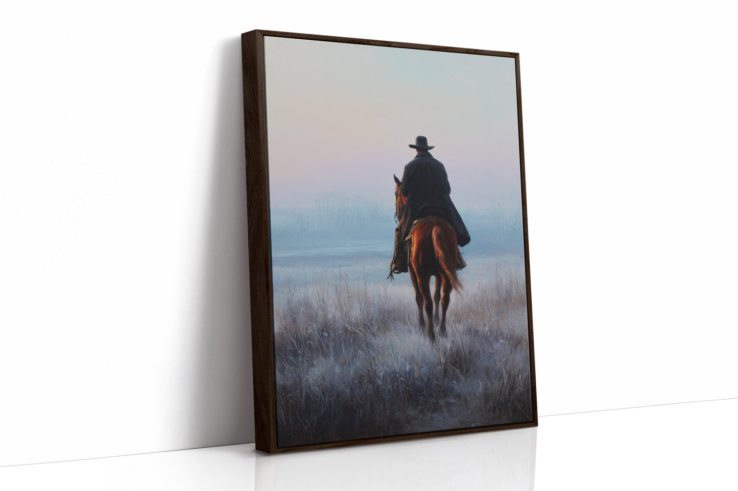 Dawn Rider On Misty Plains