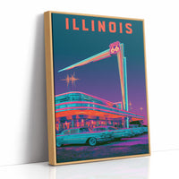 Route 66 Neon Diner Nights
