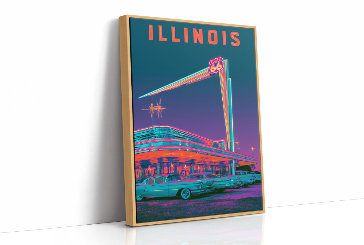 Route 66 Neon Diner Nights