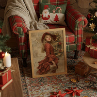 Crimson Tales Meet Winter's Glow