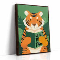 Go Get ’Em Tiger Motivational Kids Wall Art