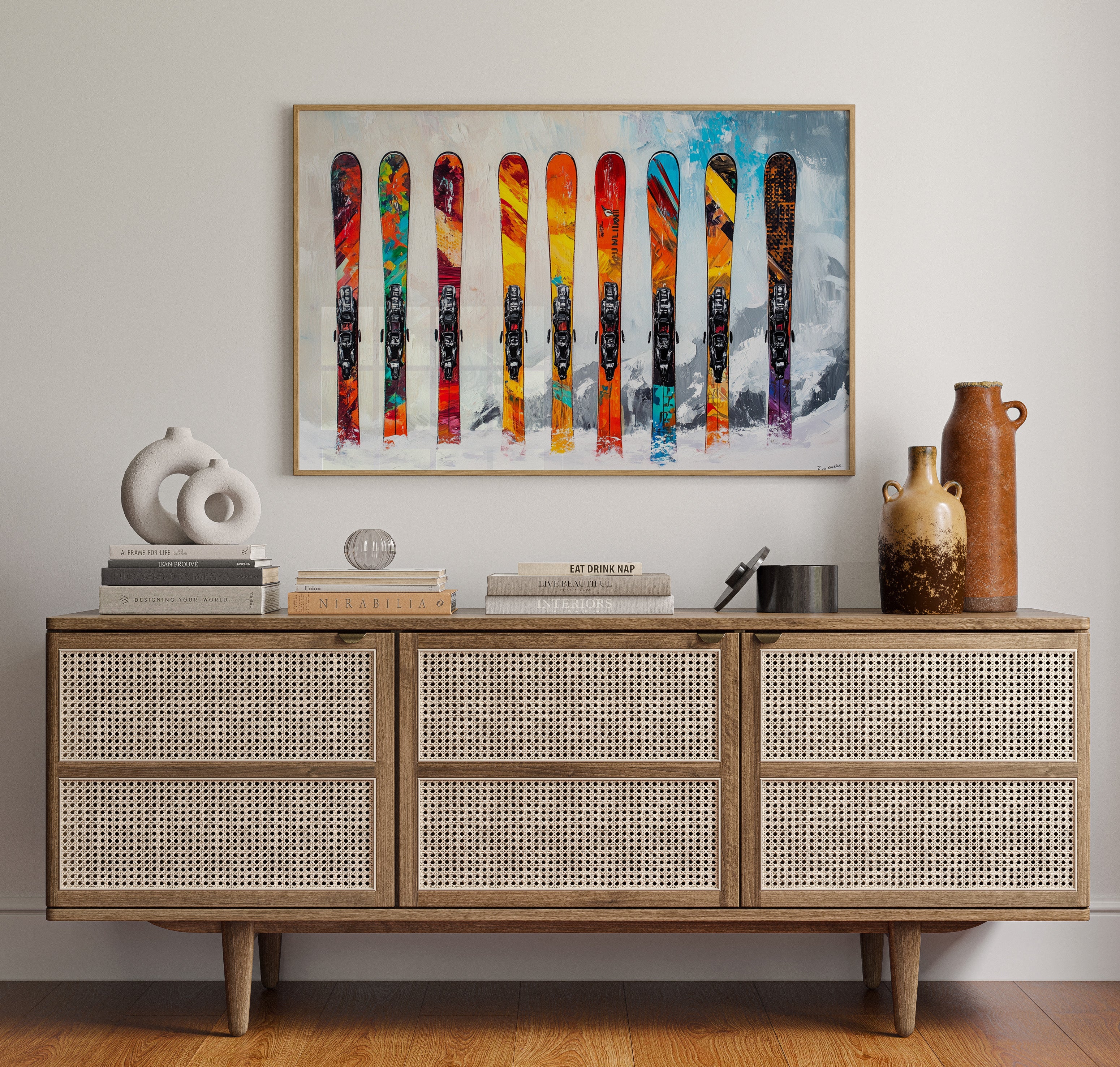 Mountain Colors Line Fresh Snow