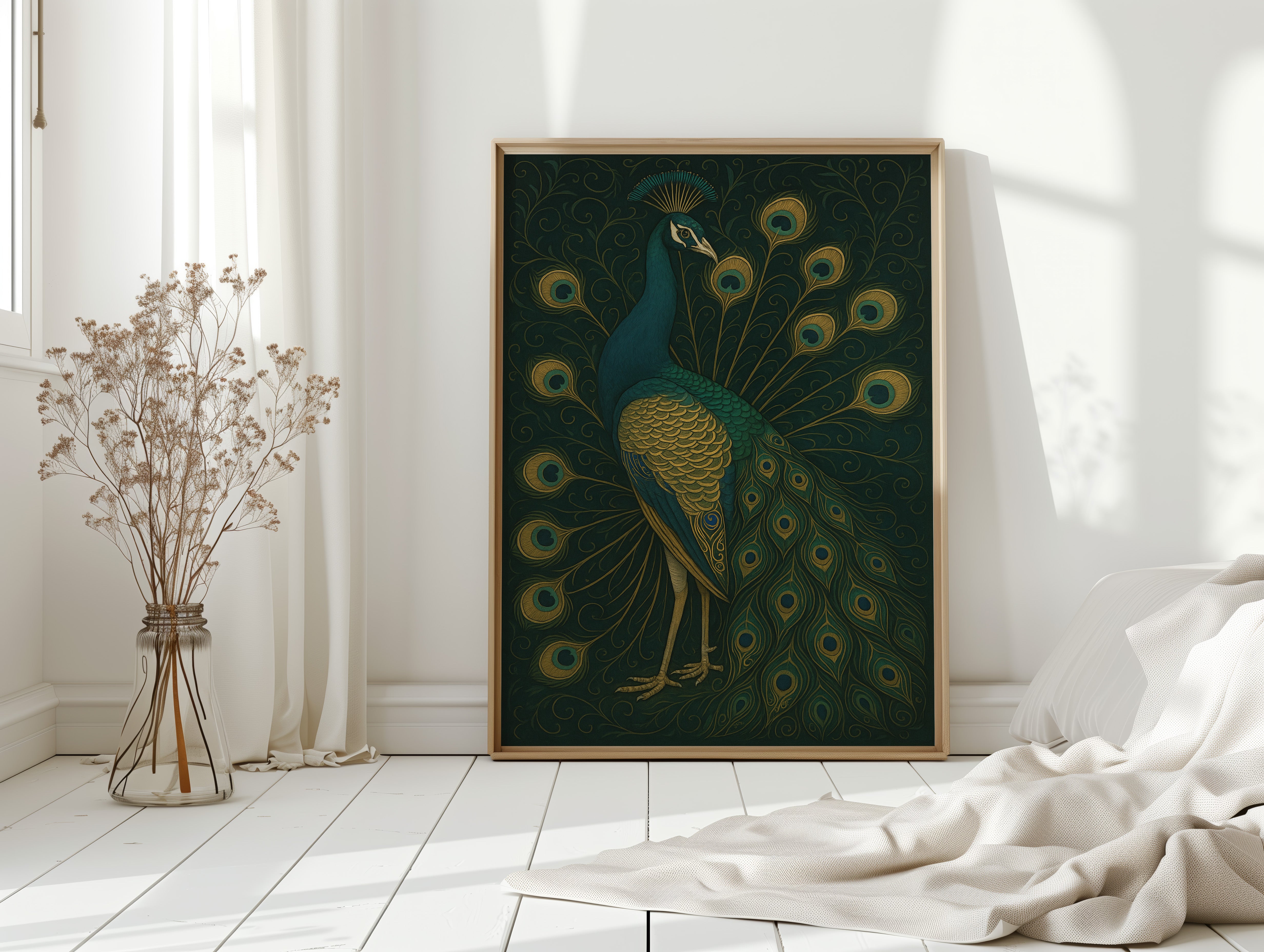 Regal Silence of the Golden Peacock