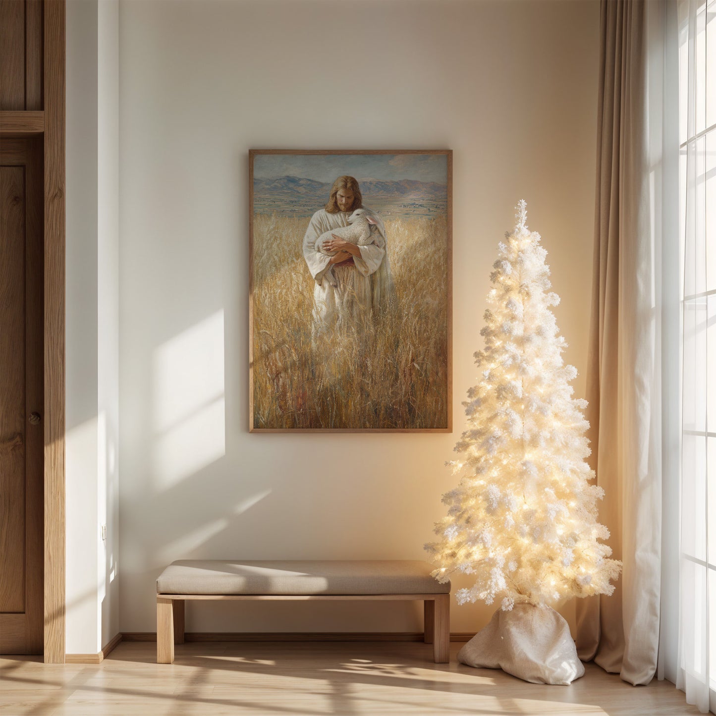 Gentle Light Through Winter Fields