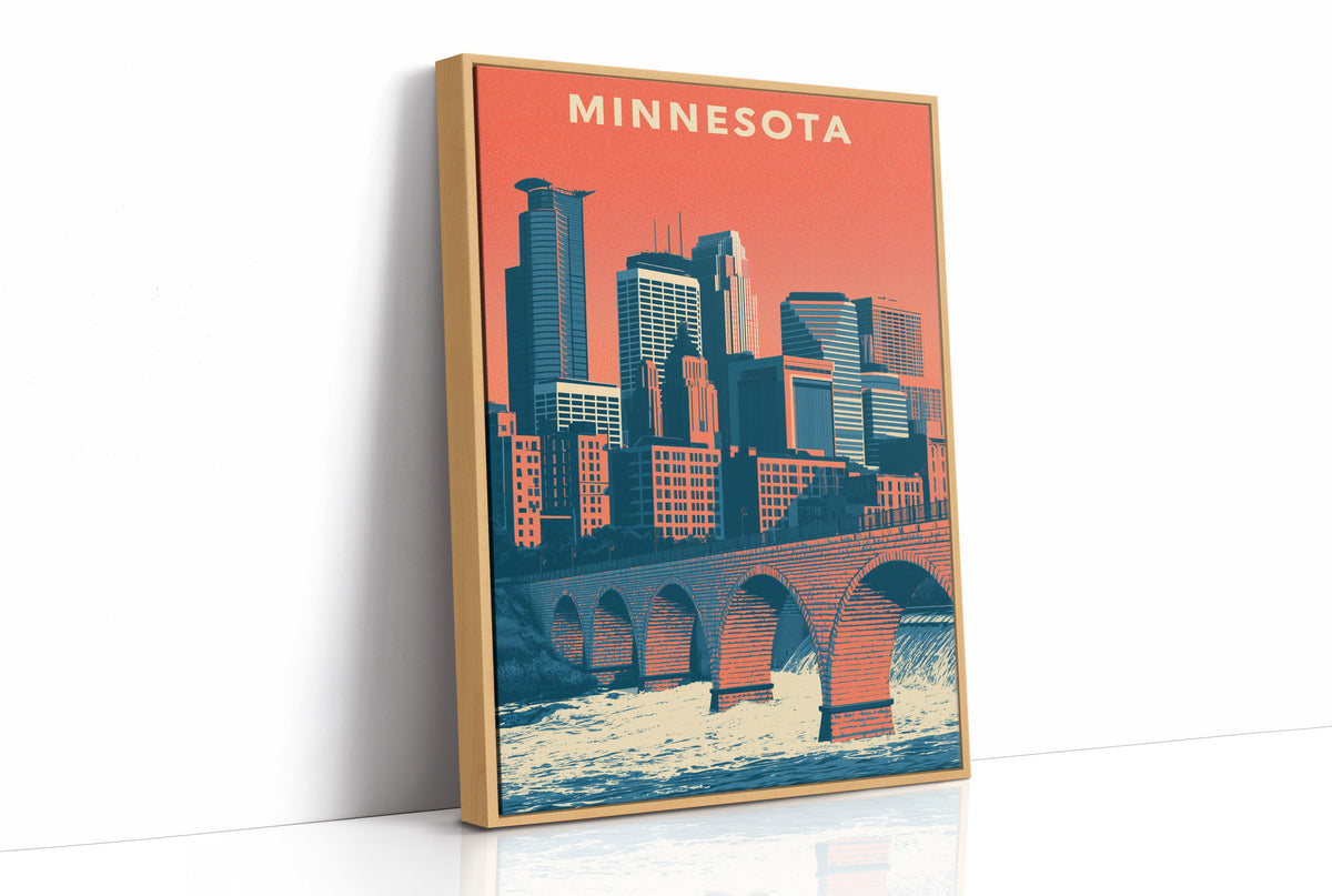 Minneapolis Stone Arch Skyline