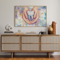 Gentle Hands Hold Healing Light