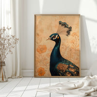 Poise and Petals in Copper and Teal
