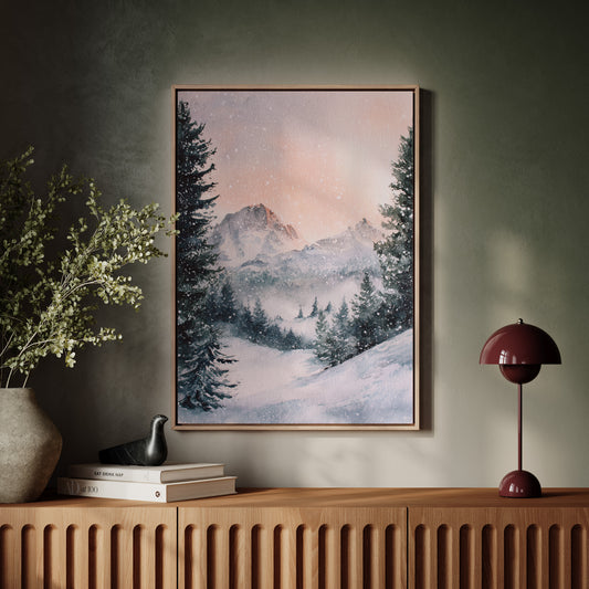 When Mountains Cradle the Snow