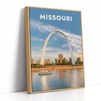 Gateway Arch River Golden Hour