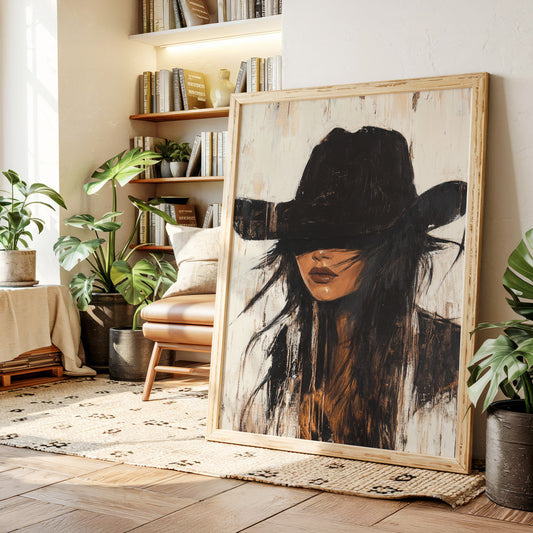 Outlaw Grace Western Cowgirl Portrait