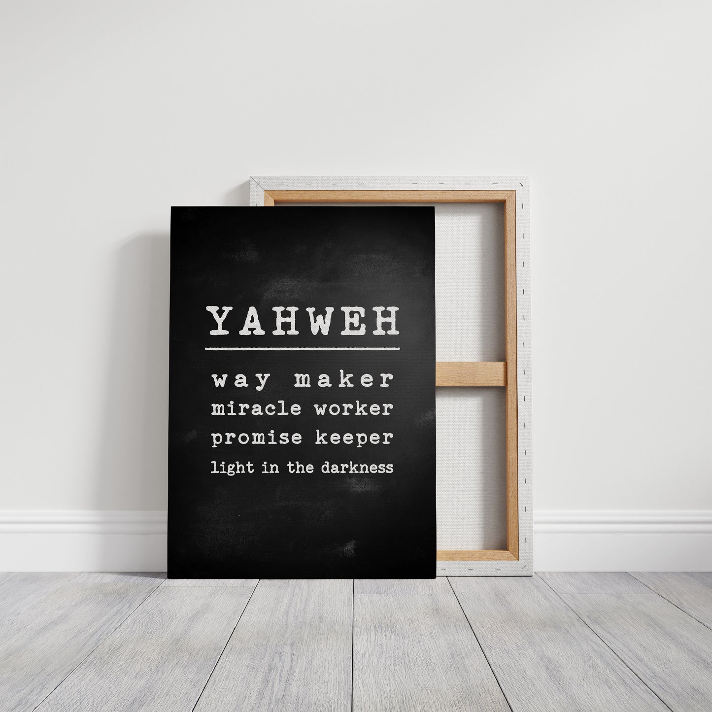 Yahweh Chalkboard Declaration