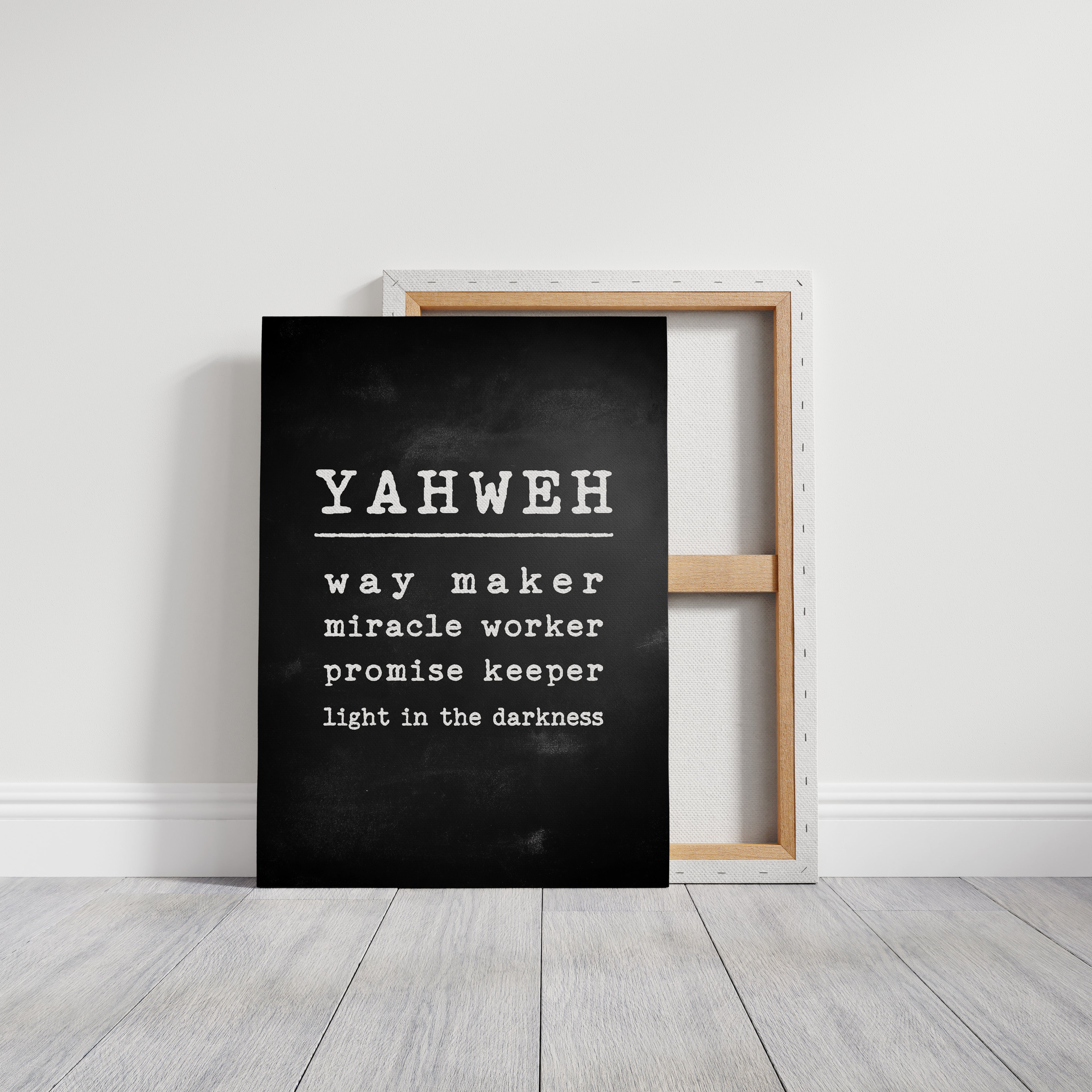 Yahweh Chalkboard Declaration