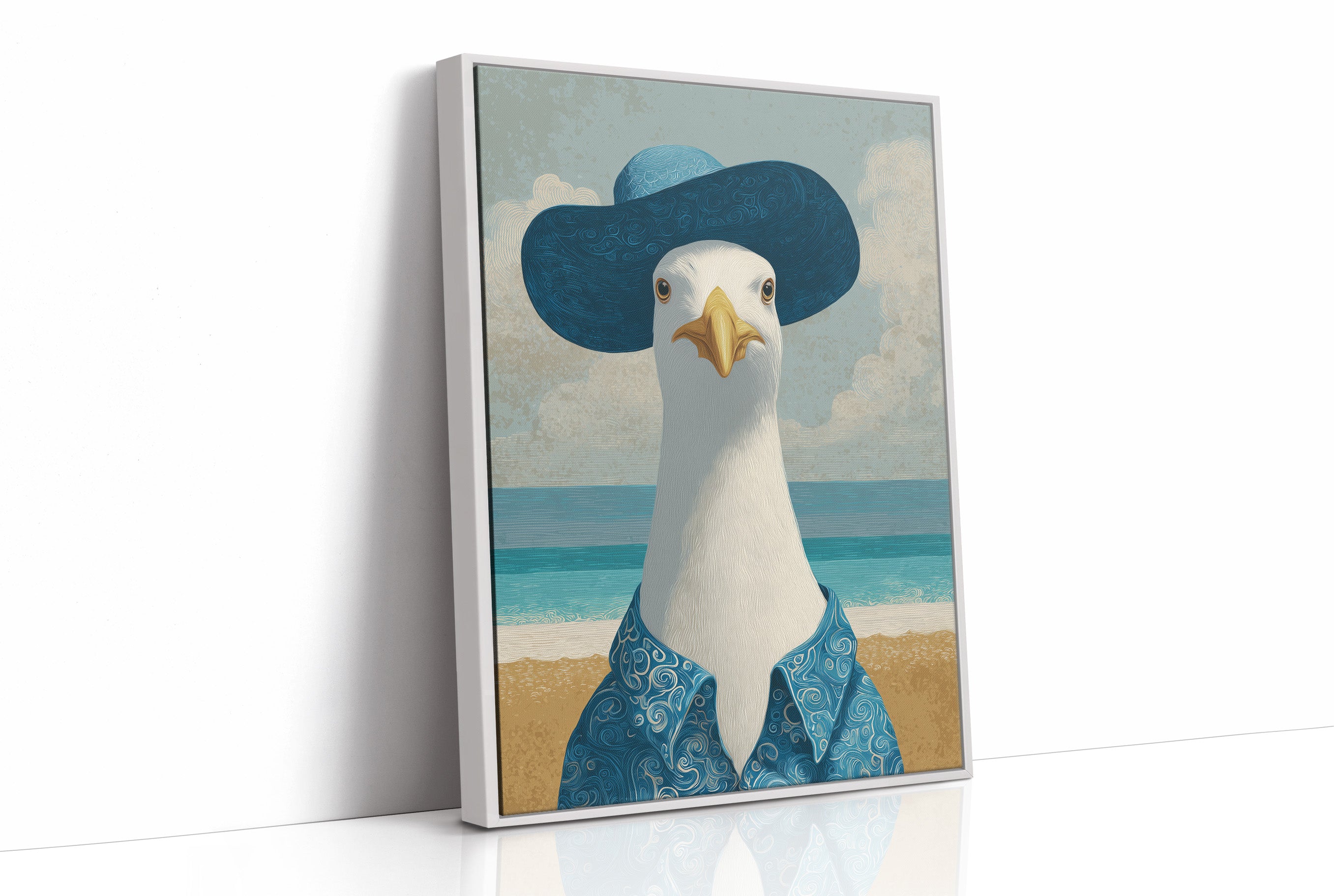 Seaside Gull In Fancy Attire