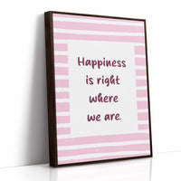 Happiness in Pink Stripes