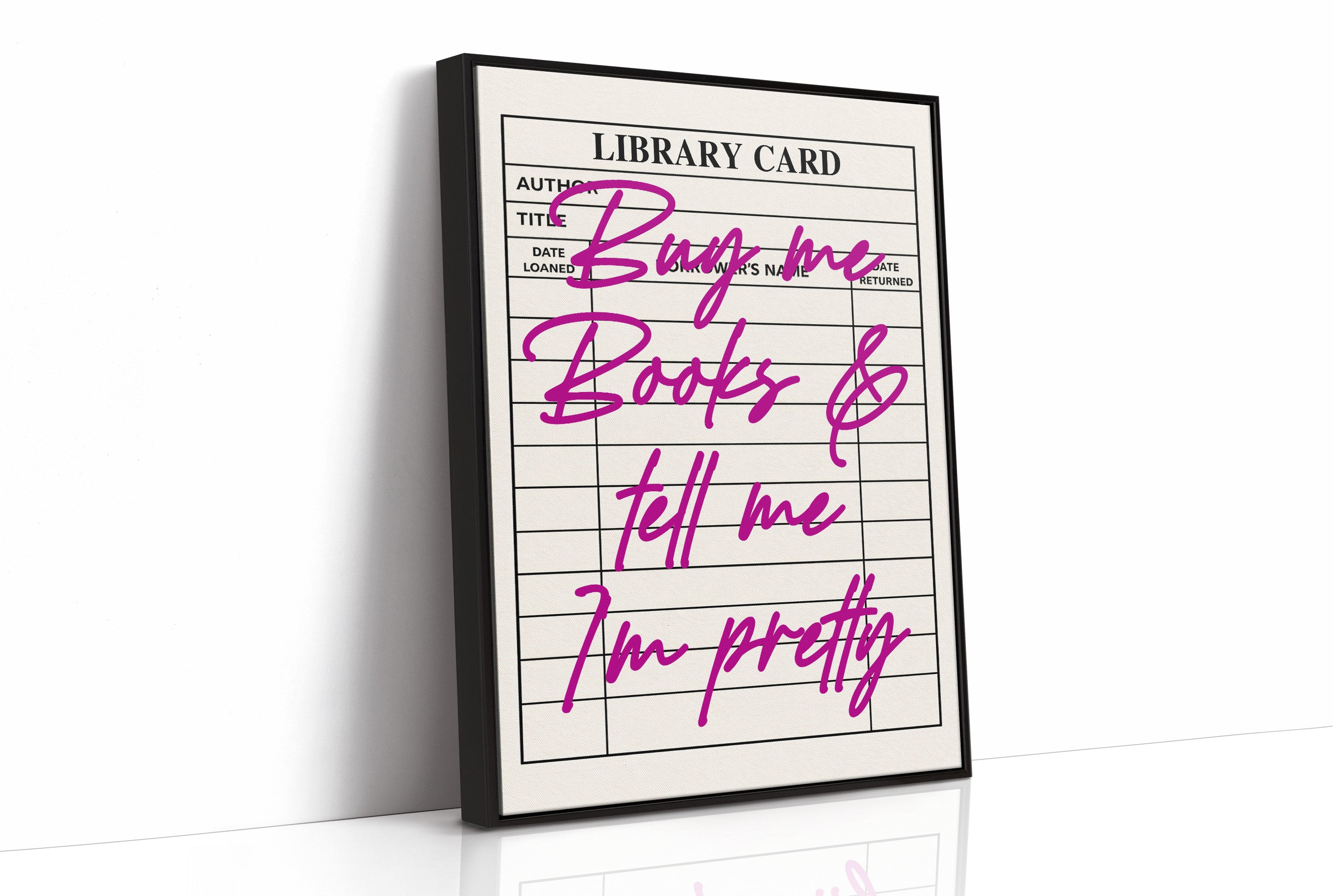 Buy Me Books and Tell Me I'm Pretty, Magenta