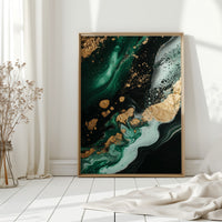 Emerald Rush with Gilded Horizon