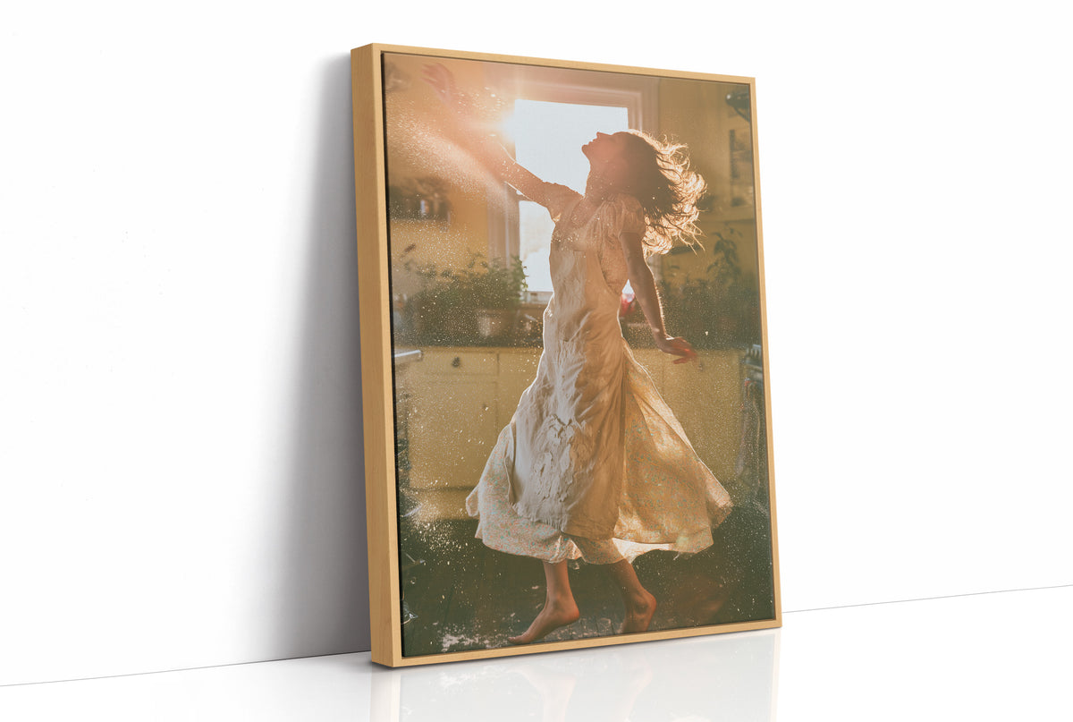 Sunlit Kitchen Twirl Joy