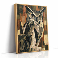 Cubist Great Horned Owl