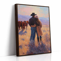 Prairie Love Under Copper Skies