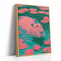 Capybara Lily Pond Chill