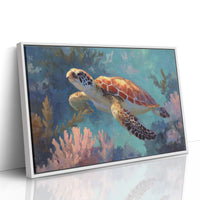 Ancient Voyager Through Turquoise Depths