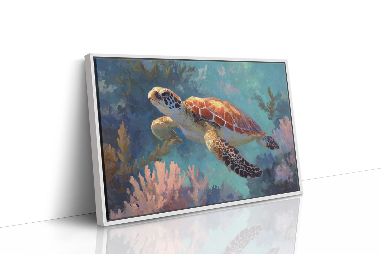 Ancient Voyager Through Turquoise Depths