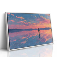 Alone on the Mirror Flat