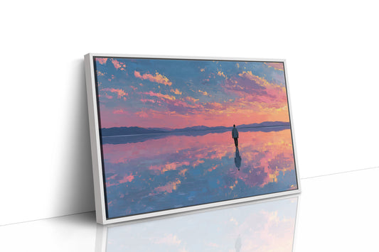 Alone on the Mirror Flat