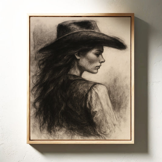 Cowgirl in Charcoal