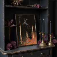 The Raven's Candlelit Perch