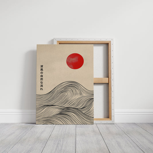 Minimalist Japanese Waves – Timeless Flow of Nature
