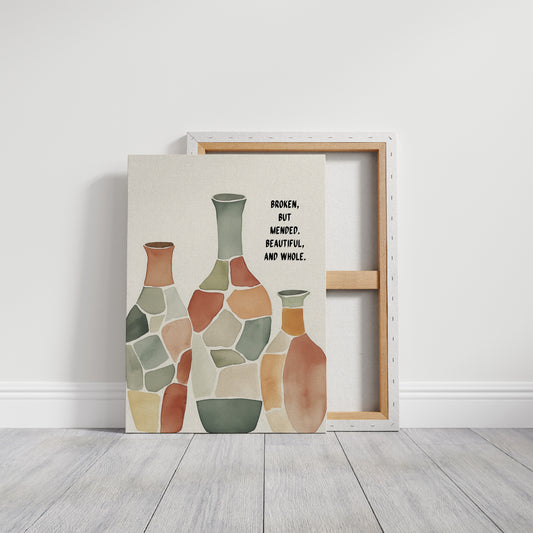 Broken But Mended Pottery Art