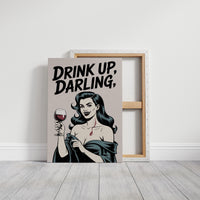 Vintage Vamp Toasts The Night