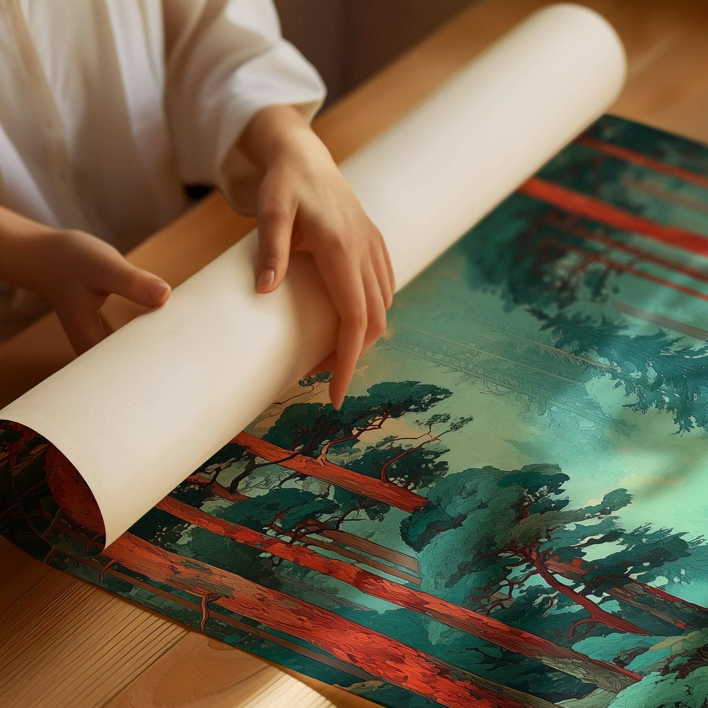 Emerald Forest Above Evening Spirits