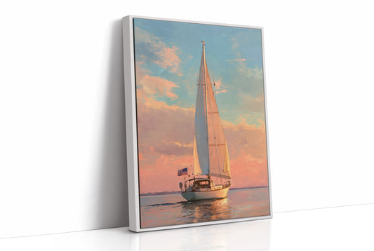 Coral Skies Meet Sailor's Freedom