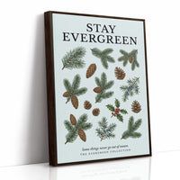 Stay Evergreen: Vintage Pine & Holly Chart