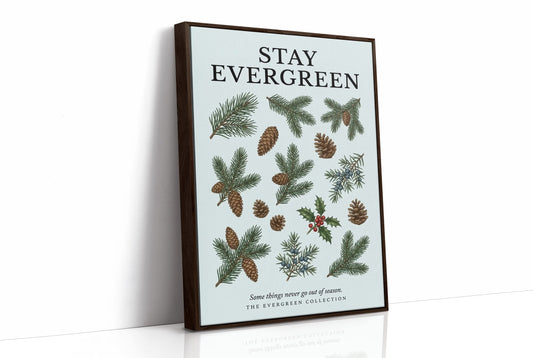 Stay Evergreen: Vintage Pine & Holly Chart