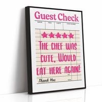 Five Stars, The Chef Was Cute