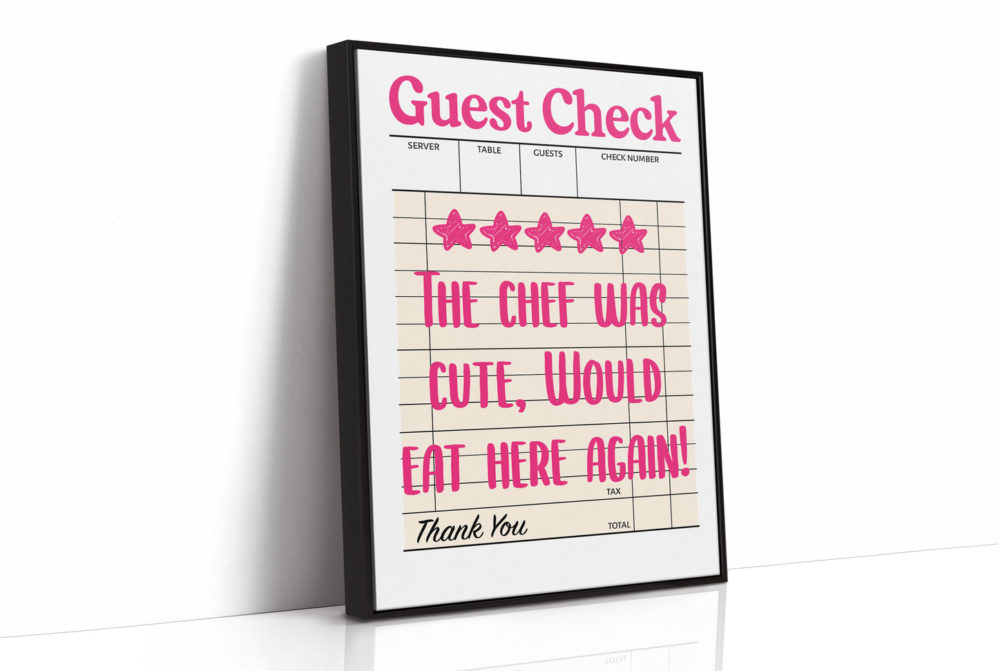 Five Stars, The Chef Was Cute