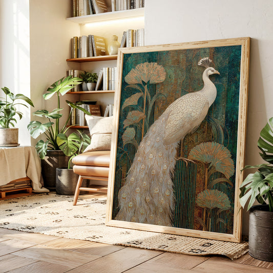Regal Elegance Amongst Golden Blooms