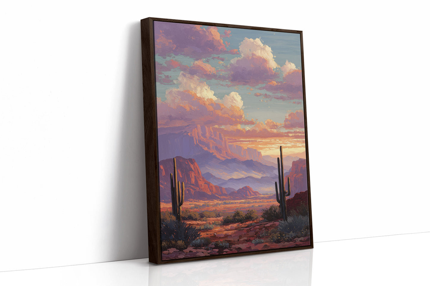 Copper Skies Over Silent Mesa