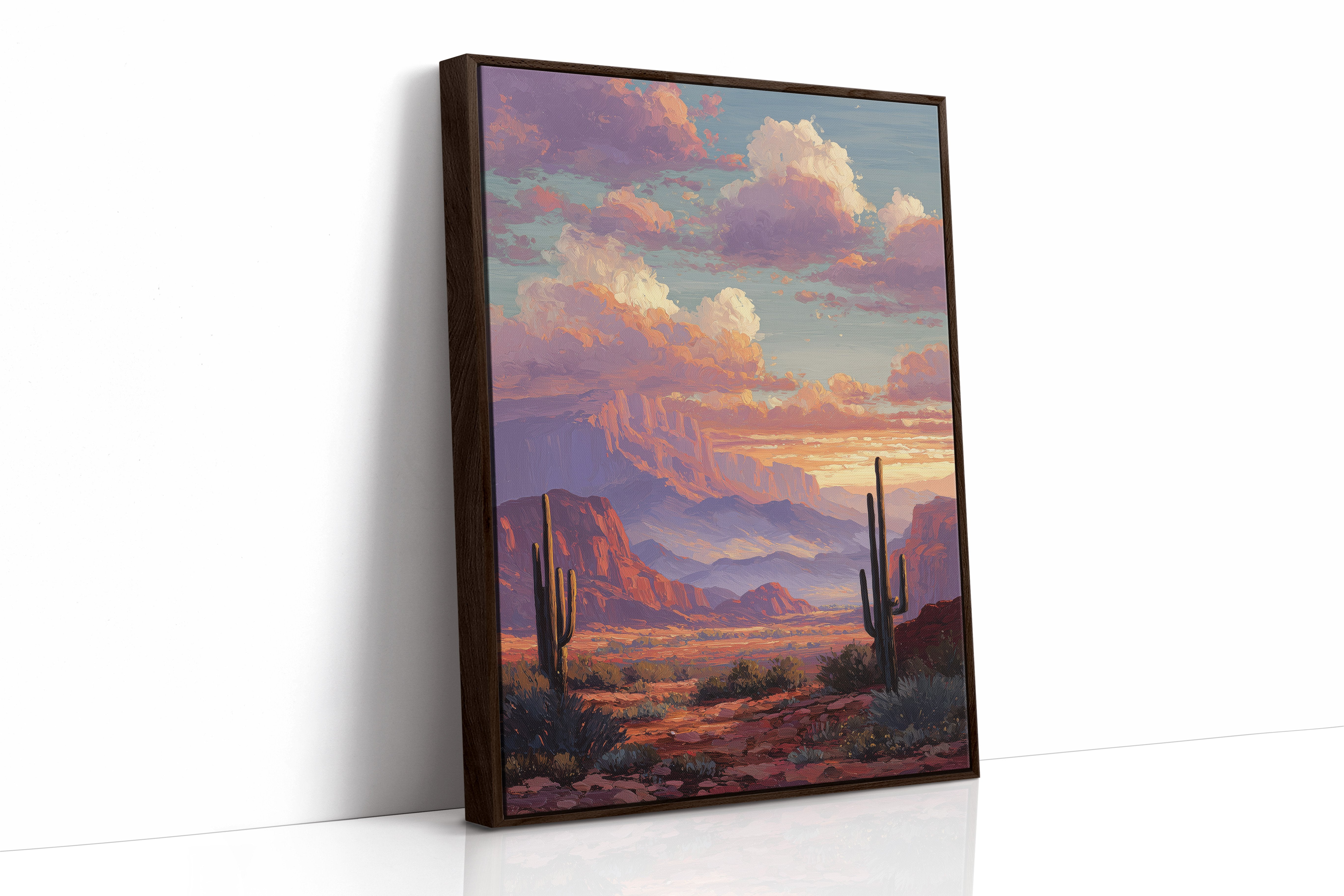 Copper Skies Over Silent Mesa