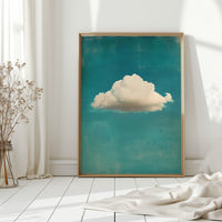 Daydream Cloud Over Turquoise Sky