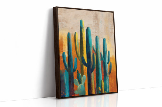 Turquoise Sentinels At Dusk