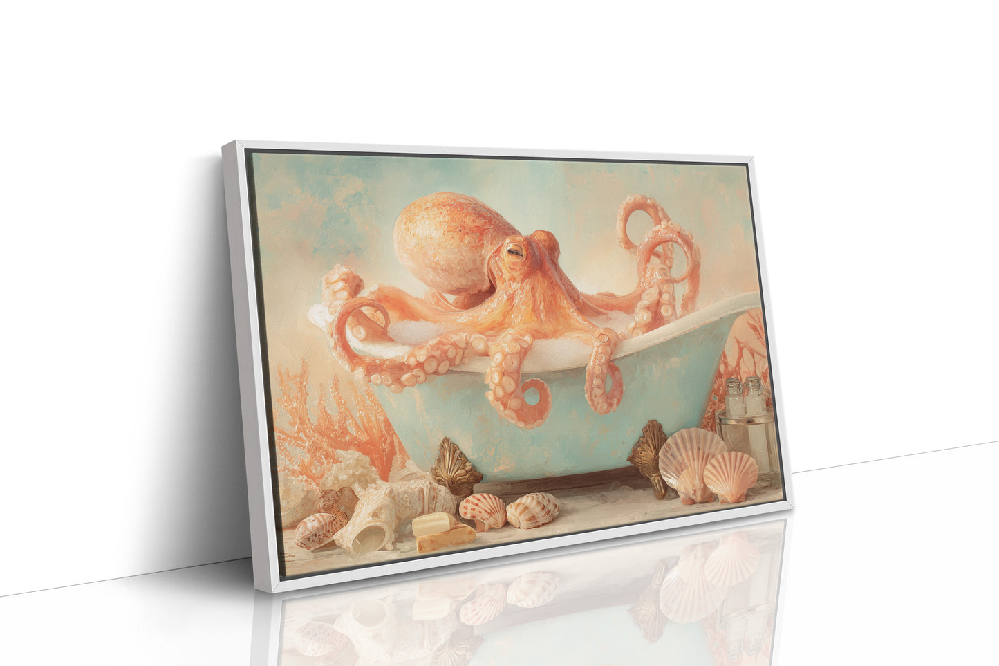 Tentacles Drift In Coral Daydream