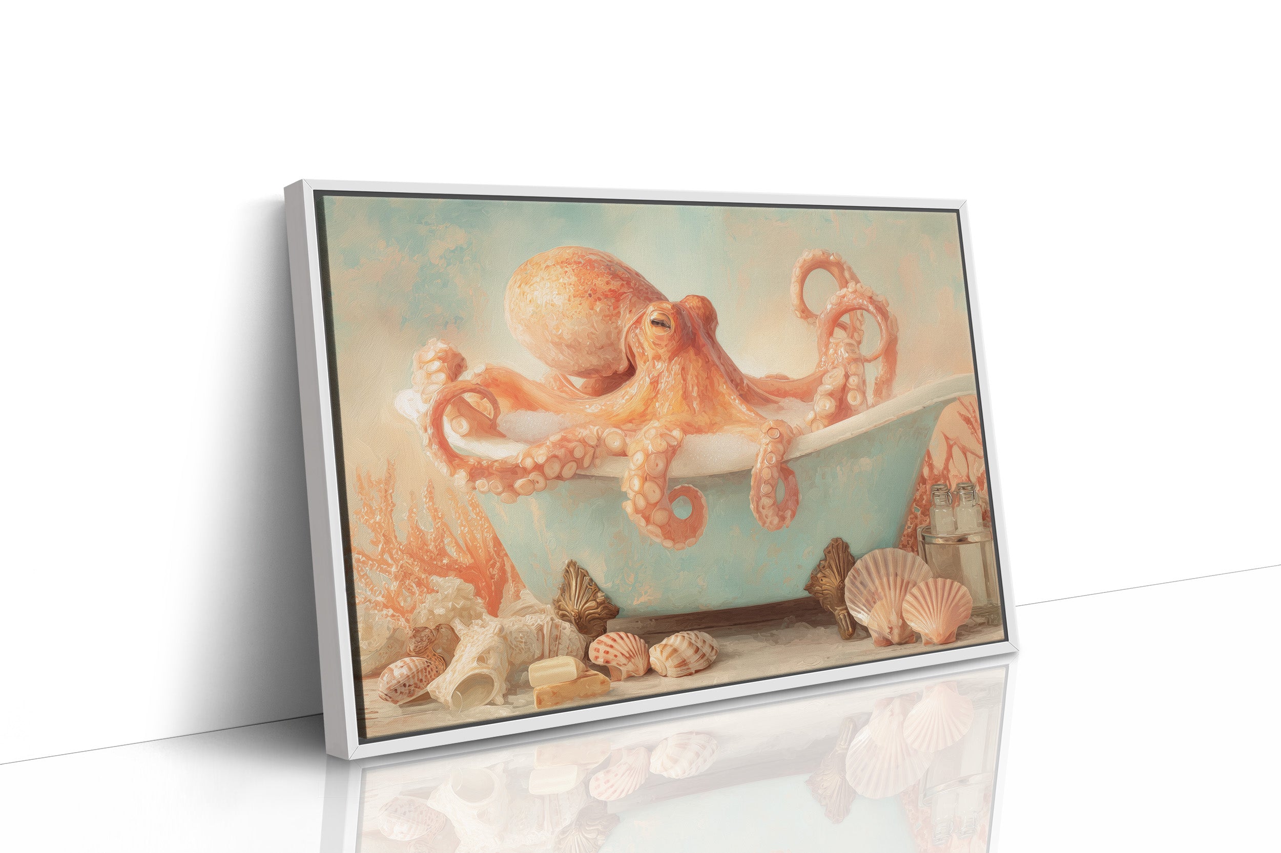 Tentacles Drift In Coral Daydream